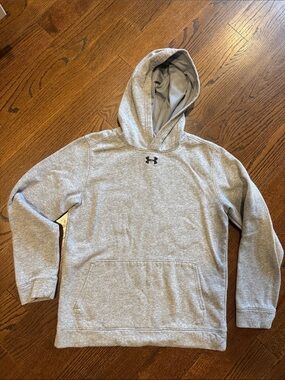 Under Armor Kids Gray Hooded Sweatshirt
